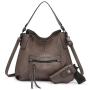 LOVEVOOK 2022 Vegan Faux Leather women Crossbody Shoulder bags large casual tote concealed carry gun holster purses and handbags