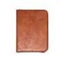 Genuine Leather Portfolio Professional Zippered Padfolio, Multi-Pocket Folder with Laptop Sleeve, Mobile and Card Holders