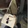 Large Capacity Portable Canvas Women Bag CottonTote Bag with Custom Printed Logo Women's shoulder Bags