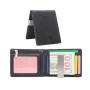 Minimalist slim rfid blocking card wallet front pocket pu leather money clip men wallet