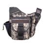 Large Waist Saddle Bag with Zipper Closure SLR Camera Bag with Pattern Decoration for Outdoor Photography Shoulder Crossbody