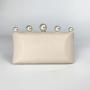 Women vintage pearl clutch bag    woman   black navy rhinestone PU evening bag  party purse handbag
