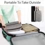 Gelory Men Travel Toiletry Bag Portable Toiletry Organizer Waterproof Nylon Toiletries Bag