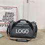 Customized Young Men Weekender Sneaker Gym Bag Wet Pocket Travel Sports Duffle Bag with Shoes Compartment
