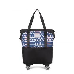 Customized Logo Unisex Gym Bag Sport mens weekend PU leather luggage Canvas travel large capacity custom duffel travel bag