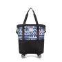 Customized Logo Unisex Gym Bag Sport mens weekend PU leather luggage Canvas travel large capacity custom duffel travel bag