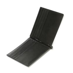 Men slim purse rfid blocking real leather card holder wallet for men minimalist design