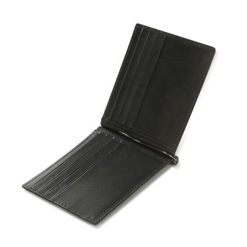 Men slim purse rfid blocking real leather card holder wallet for men minimalist design