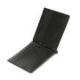 Men slim purse rfid blocking real leather card holder wallet for men minimalist design