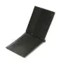 Men slim purse rfid blocking real leather card holder wallet for men minimalist design