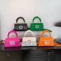 2024 new national style gemstone handbag fashion inlaid diamond small square bag ladies texture single shoulder crossbody bag