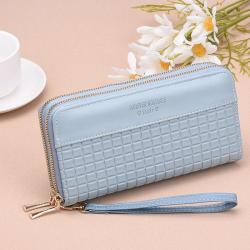 KBW268 2023 Long Wallet Women Fashion Large Capacity Money Clip Good Quality Exquisite Soft Leather Wallet Clutch Women