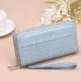 KBW268 2023 Long Wallet Women Fashion Large Capacity Money Clip Good Quality Exquisite Soft Leather Wallet Clutch Women