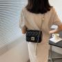 Bolso De Lujo Para Mujer 2023 New Fashion Brand Small Quilted Leather Handbags For Women Ladies Square Shoulder Crossbody Bags