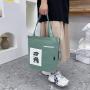 2023 New Cartoon Printed Shoulder Crossbody Bag for Students Women Handbag Canvas Bag Vintage Fashion Style