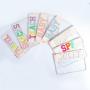 Keymay RTS Fast Shipping 19 Colors Personalized Chenille Letter Patches Travel Pouches Waterproof Cosmetic Bag Clear Makeup Bag