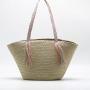 Summer New Paper Straw Bags Single Shoulder Colorful Ribbon Woven Bag Beach Handbags For Ladies