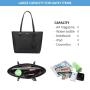LOVEVOOK 2022 PU Leather Purse and Handbags for Ladies Designer Elegent Large Shoulder Bag Luxury Women Tote Bags