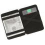 KHF005 Thread Unisex Wallet Magic Money Clip Zipper Purse Slim Leather Wallet Business ID Credit Card Case