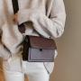 Custom Small Shoulder Solid Color PU Messenger Square Womens Crossbody Bag