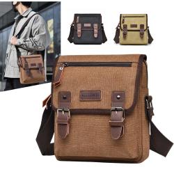 XL087 Imported Vintage Men's Shoulder Bag Luxury Daily Life  Large Capacity Handbag Wear-resistant  Messenger Bag