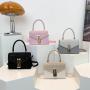 Popular Design Women's Handbag Fashion Pu Leather Small Ladies Hand Bags Female Solid Color Crossbody Shoulder Bags
