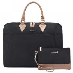 LOVEVOOK 2022 Waterproof Canvas Work Bags for women 15.6in Computer briefcase bag large Tote crossbody Bag travel laptop handbag