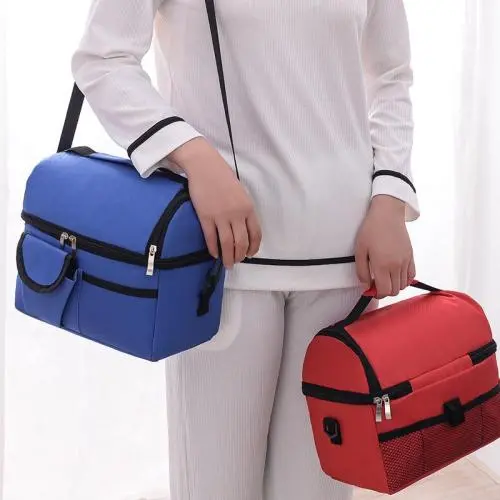 Waterproof Insulated Thermal Cooler Lunch Bag Food Bag For Work Picnic Bag For School Student