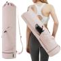 Sportsnew Yoga Mat Bag With Water Bottle Pocket And Bottom Wet Pocket Exercise Yoga Mat Carrier Multi-Functional Storage Bag
