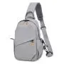ZF091 New Chest Bag Men Fashion Casual Shoulder Messenger Bag Waterproof Oxford Backpack USB Interface