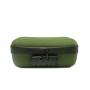 Green carbon herbs smelly proof stash box bag for accessories with combination lock waterproof zipper  no smell EVA case