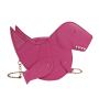 Fashion creative bizarre three-dimensional dinosaur diagonal cross bag personality rivets cute cartoon animal female bag