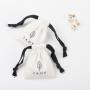 Recycled Custom Logo Printed Soft Cotton Flannel Jewelry Bag Mini Drawstring Dust Bag Jewelry Necklace And Bracelet Pouch