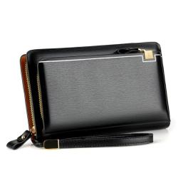 ZWY305 Hot Sale Men Business PU Clutch Bag Wholesale Waterproof Daily Useful Long Wallet New Fashion Multi-card Money Clip