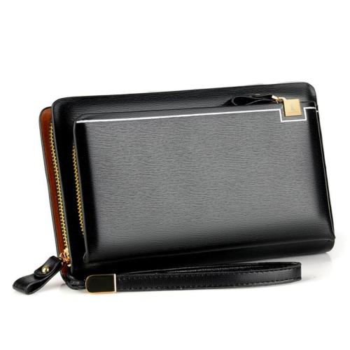 ZWY305 Hot Sale Men Business PU Clutch Bag Wholesale Waterproof Daily Useful Long Wallet New Fashion Multi-card Money Clip