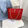 Hot Sale Women's Tote Bag 2024 PU Leather Women Handbag Mommy Bag Women's Wholesale Fashion Handheld Shopping Bag