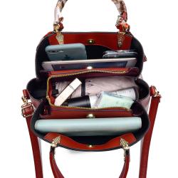 OEM Custom New PU Leather Women Bags Pattern Leather Women Handbag Luxury Shoulder Bag For Women Crossbody Handbag
