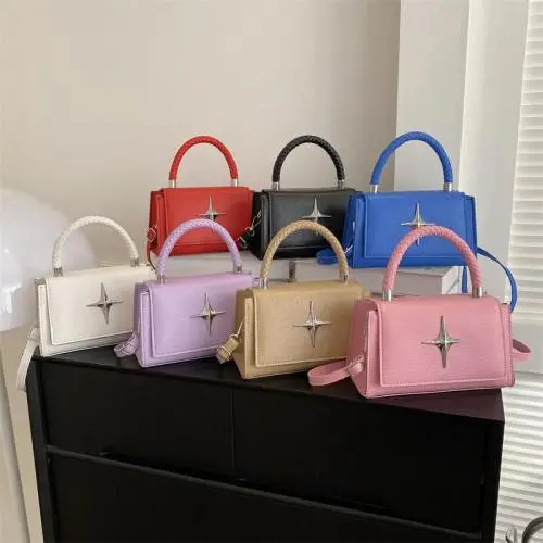 Flap ladies bags women candy color handbag woman simple leisure shoulder bag female fashion small square bag