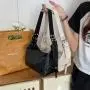 Fashion Cool Girl Black & White Soft Leather Bags Women Handbags Ladies Shoulder Sling Bag Women Handbag Wholesale