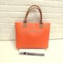 Gelory New Fashion PU Leather Woven Fancy Young Lady Tote Bag Handbag
