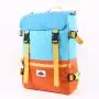 CHANGRONG Custom color block design rpet polyester casual sports backpacks