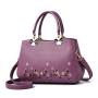 2022 Wholesale Fashion Trends Woman Embroidery Shoulder Bags Leather High Quality ladies handbags for women