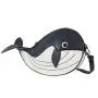 Manufacturer Fashion Cute cartoon whale messenger bag Custom funny Whale animal shape bag