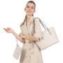 LOVEVOOK  wholesale Tote Purse and Shoulder Bag Handbags with Matching Wallets Set 2 Pcs Wallet women hand bags