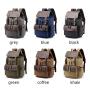 Popular Casual Large Capacity canvas backpack vintage men shoulder back bag travel sling laptop backpack for man