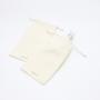 Eco Friendly Natural Cotton Pouch Cloth Packaging Drawstring Gift Organic Muslin Cotton Shopping Dust Bag With Cotton String