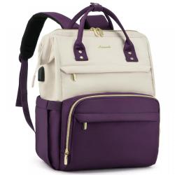Lovevook 2024 14 15.6 17 inch Large Cute Laptop Backpack for Women Oxford Waterproof Travel School Work Bag Luxury Lady Backpack