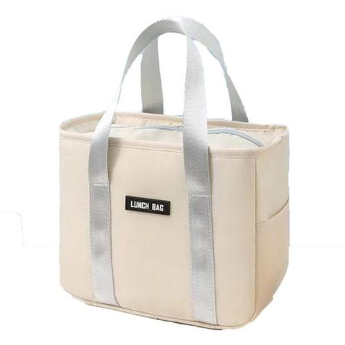 ZWY042 Outdoor Work Picnic Portable Thickened Bento Bag New Oxford Insulated Lunch Bag Student Worker Waterproof Handbag