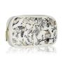 Factory wholesale leather makeup bag zipper cosmetic bag print logo women cosmetic bag