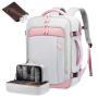 LOVEVOOK Large Capacity 40L Carry On Backpack with 3 Packing Cubes 17 Inch Laptop Travel Backpack Airline Approved Luggage Bags